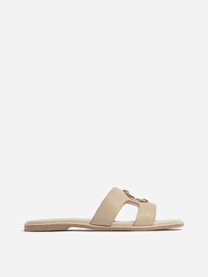 LUNA BLU Beige Hardware-Detailed Slides