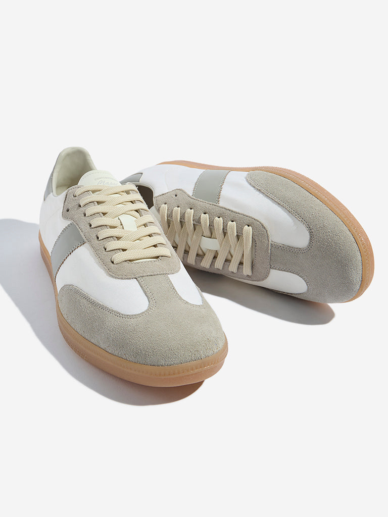 SOLEPLAY Grey Suede Lace-Up Sneakers - Image 4