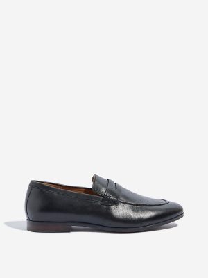 SOLEPLAY Black Penny Loafers