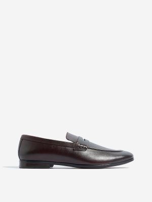 SOLEPLAY Dark Brown Penny Loafers