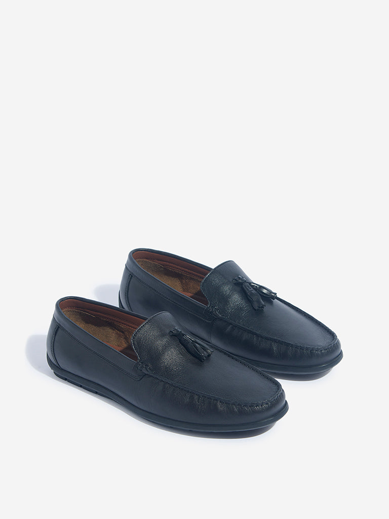 SOLEPLAY Black Tassel-Detail Loafers - Image 2