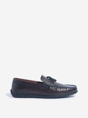 SOLEPLAY Brown Tassel-Detail Loafers