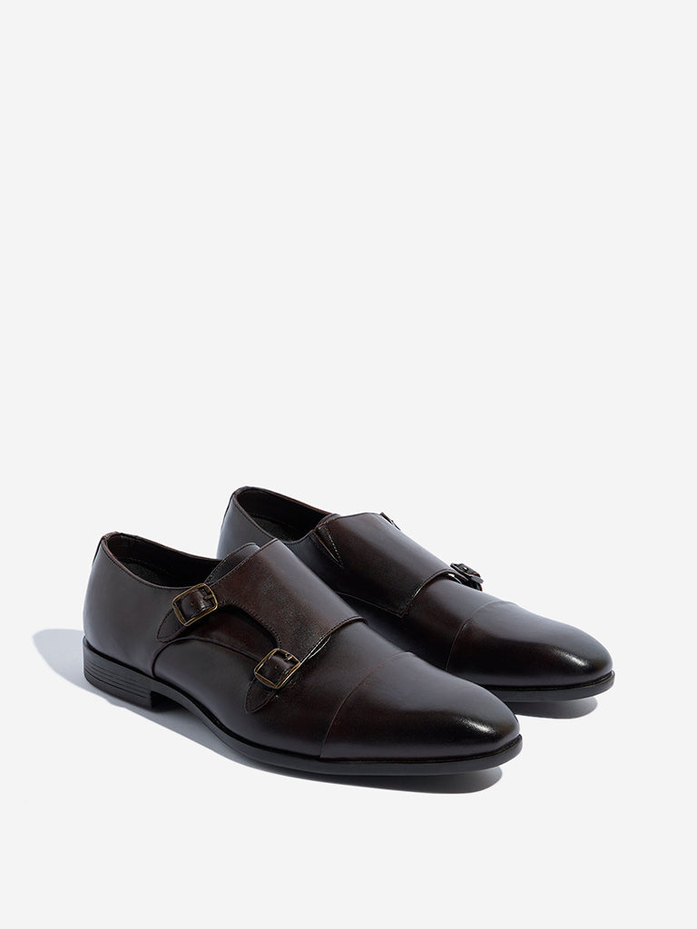 SOLEPLAY Brown Monk Shoes - Image 2