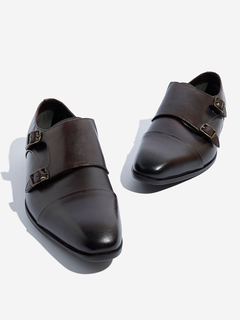 SOLEPLAY Brown Monk Shoes - Image 3