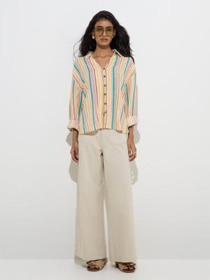 LOV Multicolour Striped Shirt
