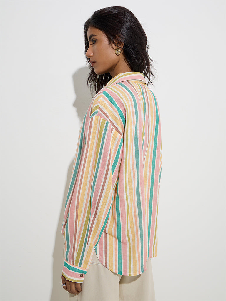 LOV Multicolour Striped Shirt - Image 4