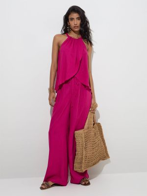 LOV Fuchsia Solid Top