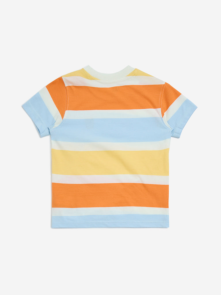 HOP Kids Multicolour Cotton T-Shirt - Image 2
