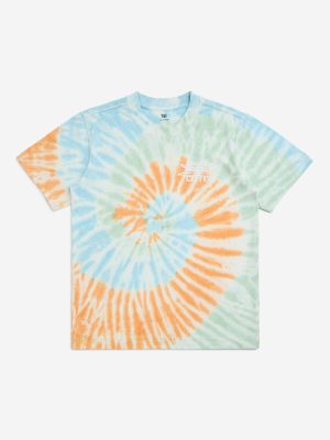 Y&F Kids Multicolour Tie-Dye Printed Cotton T-Shirt