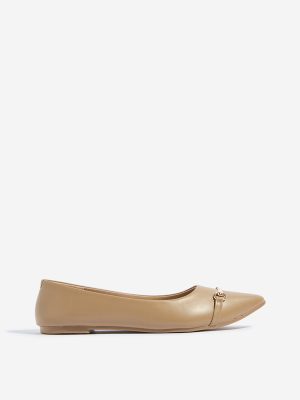 LUNA BLU Beige Ballerina