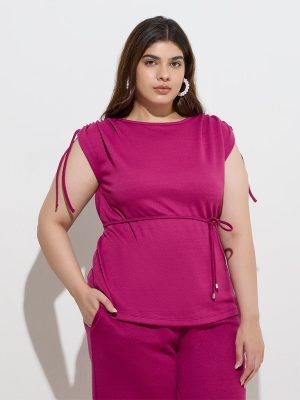 Gia Fuchsia Solid Top