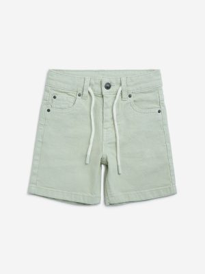 HOP Kids Sage Mid-Rise Denim Shorts