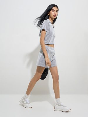 Studiofit Black Textured Cotton-Blend Jacket