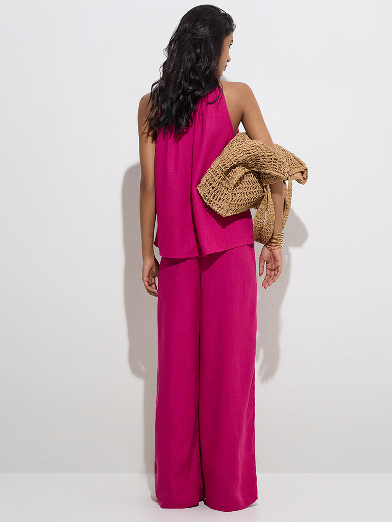 LOV Fuchsia High-Rise Pants - Image 4