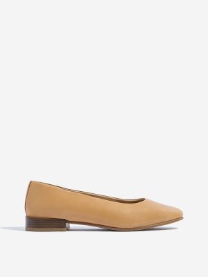 LUNA BLU Beige Solid Ballerina