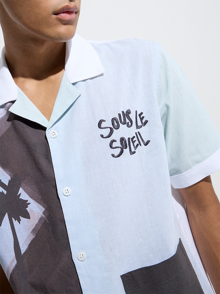 Nuon Multicolour Printed Relaxed-Fit Shirt - Image 3