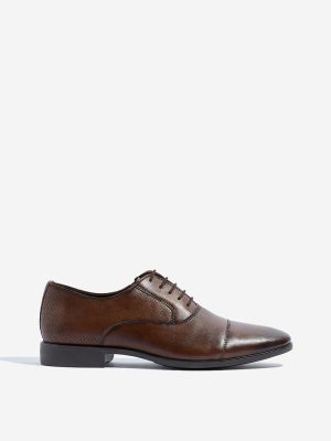 SOLEPLAY Tan Oxford Shoes