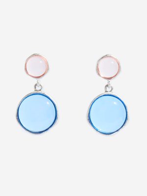 Westside Accessories Blue Stone Dangler Earrings