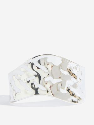 Westside Accessories Silver Broad Open Bracelet