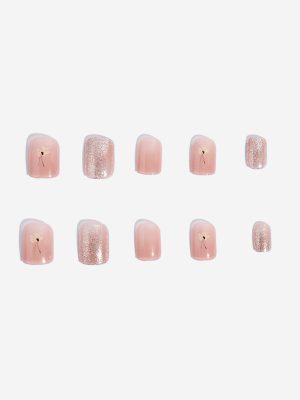 Studiowest Pink Jelly Press-On Nail Set