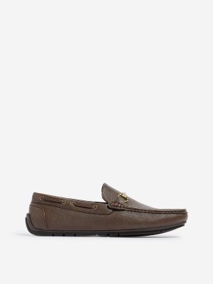 SOLEPLAY Brown Hardware-Detailed Loafers