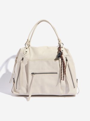 Westside Off-White Tassel-Detailed Tote Bag
