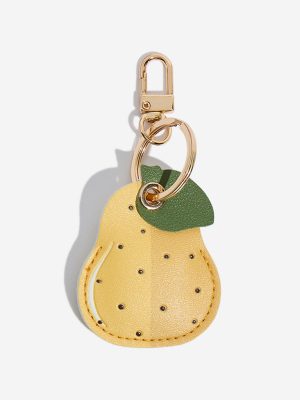 Westside Yellow Pear Bag Charm