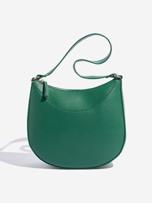 Westside Green Crescent Shoulder Bag