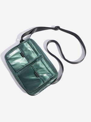 Westside Green Front Pocket Sling Bag