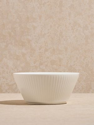 Westside Home White Ripple Serving Bowl - Large