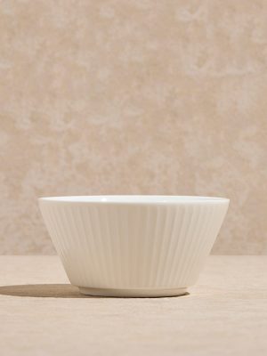 Westside Home White Ripple Serving Bowl - Small