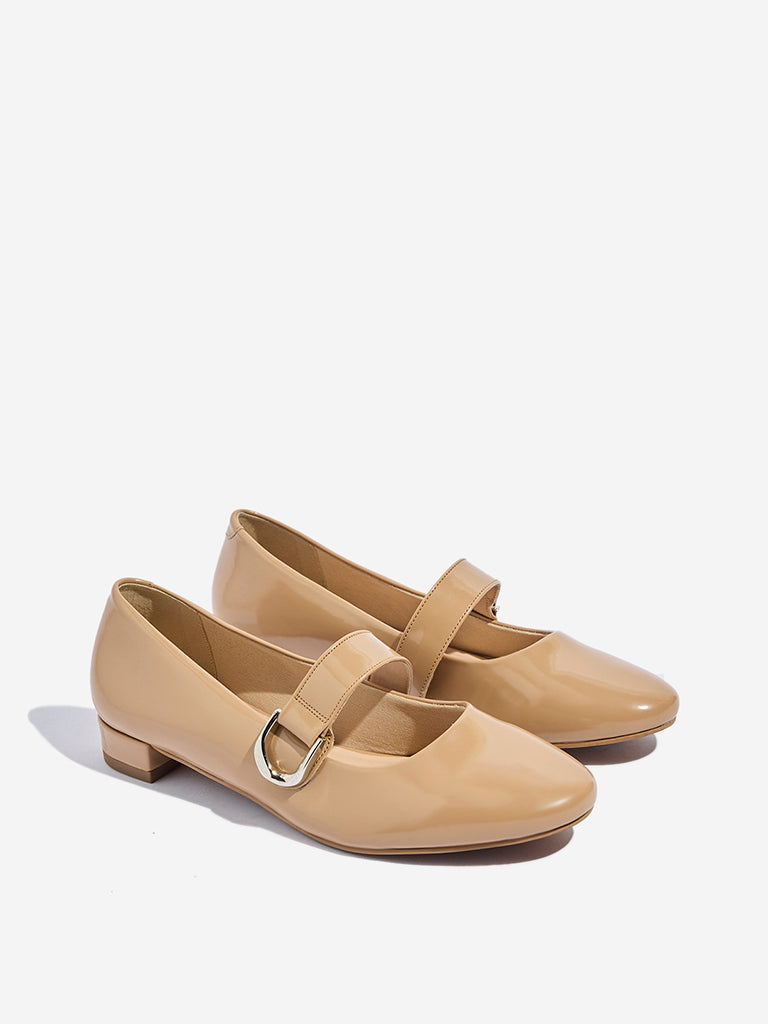 LUNA BLU Beige Mary Jane Shoes - Image 2
