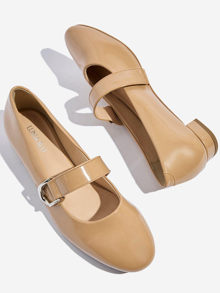 LUNA BLU Beige Mary Jane Shoes - Image 3