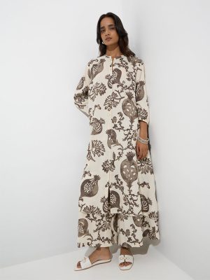 Utsa Dark Grey Anar Design Palazzos