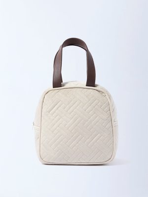 Westside Home Cream Lunch Bag