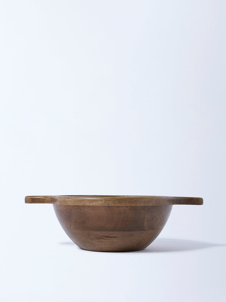 Westside Home Brown Wooden Bowl