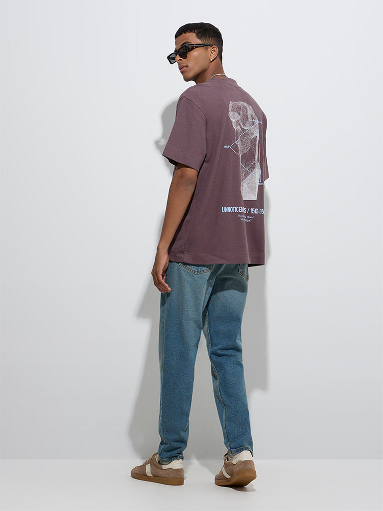 Nuon Blue Washed Slim-Fit Mid-Rise Jeans - Image 4