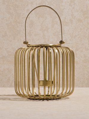 Westside Home Gold Wired Lantern
