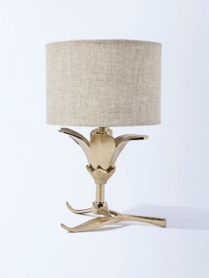 Westside Home Gold Hibiscus Table Lamp