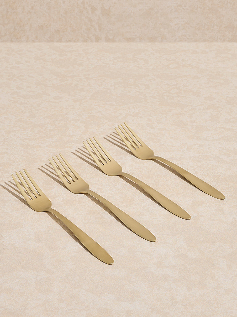 Westside Home Gold Matte Fork (Set of 4) - Image 2