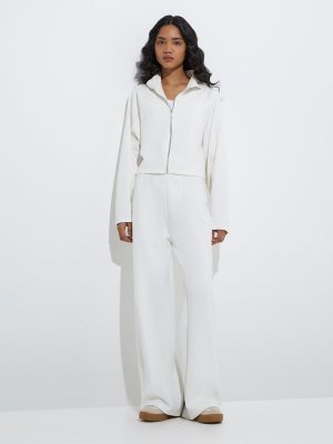 LOV White Solid Jacket