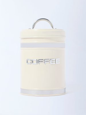 Westside Home Ivory Coffee Storage Jar with Lid