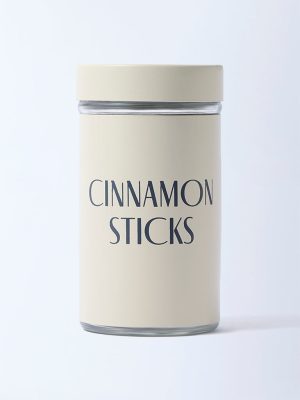 Westside Home Cream Cinnamon Sticks Glass Jar