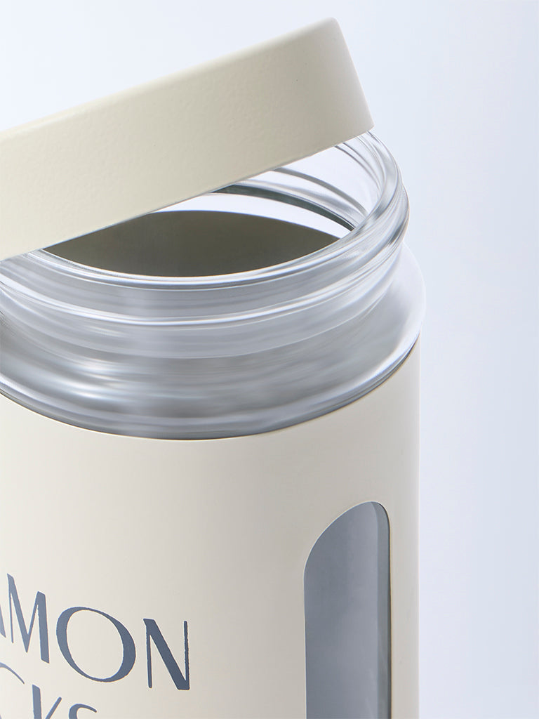 Westside Home Cream Cinnamon Sticks Glass Jar - Image 3