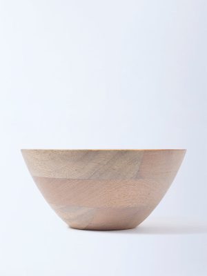 Westside Home White Shell Detailed Enamel Bowl