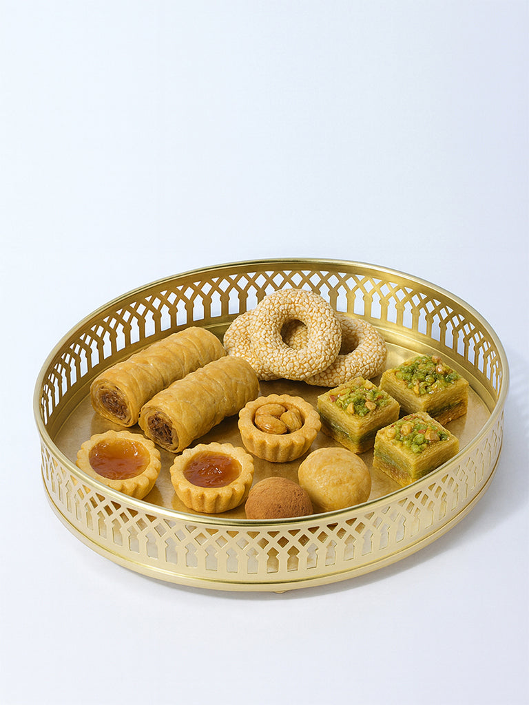 Westside Home Gold Laser Etched Tray