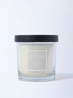 Westside Home Clear Noir Scented Glass Candle