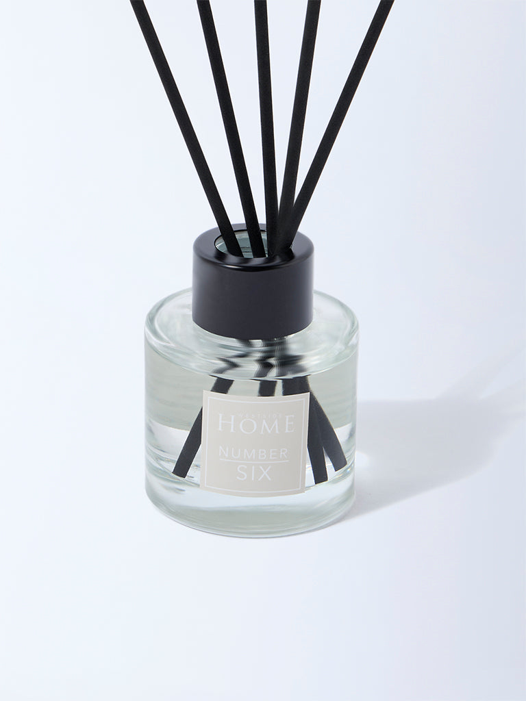 Westside Home Clear Noir Fragrance Diffuser with Five Reed Sticks - Image 2
