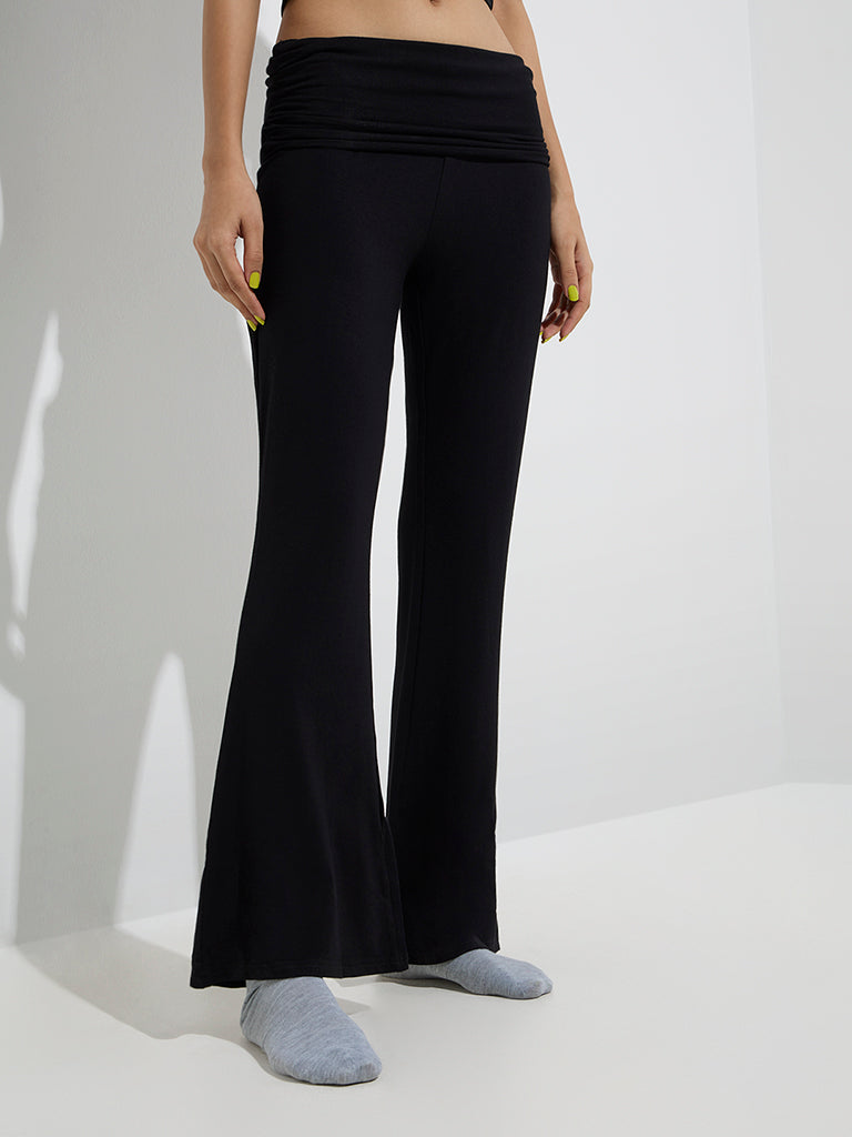 Superstar Black Bootcut High-Rise Pants - Image 2