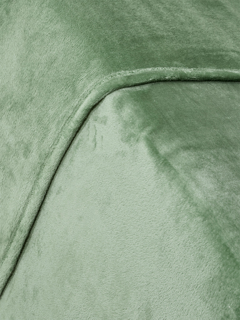 Westside Home Sage Queen Bed Fleece Blanket - Image 3